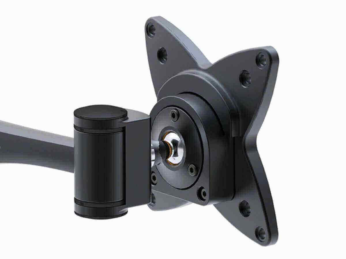 3-Way Adjustable Tilting DUAL Desk Mount Bracket for LCD LED (Max 33Lbs, 10~23inch) - Black at $39.99 from maxim-tl