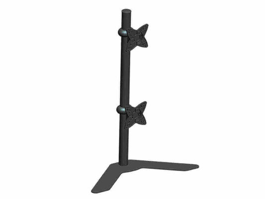 Adjustable Tilting DUAL Desk Mount Bracket for LCD LED (Max 33Lbs, 10~23inch) - Black at $39.99 from maxim-tl